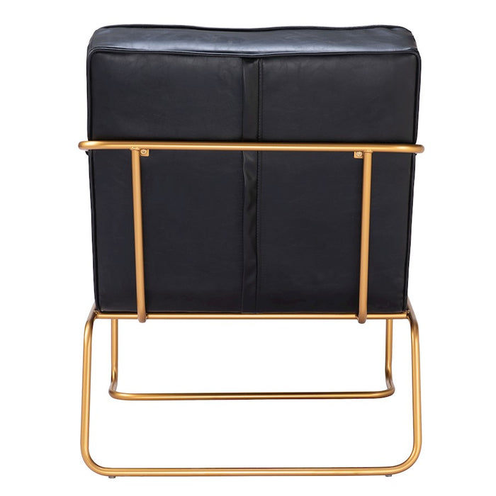 Zuo Modern Dallas Accent Chair, Vintage Black
