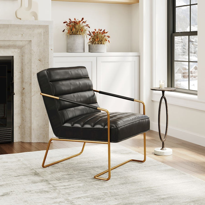 Zuo Modern Dallas Accent Chair, Vintage Black