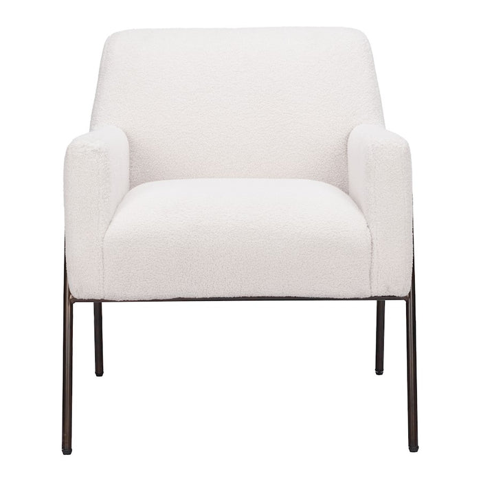 Zuo Modern Charleston Accent Chair, Cream