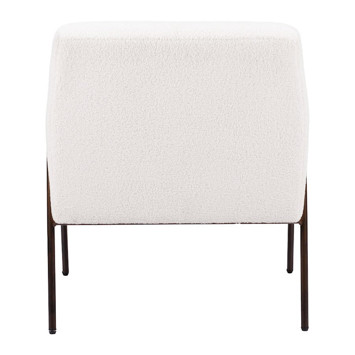 Zuo Modern Charleston Accent Chair, Cream
