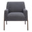 Zuo Modern Charleston Accent Chair, Gray