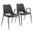 Zuo Modern Desi Dining Chair Set of 2, Black - 109534