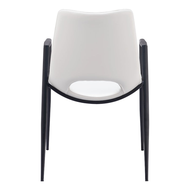 Zuo Modern Desi Dining Chair Set of 2, White