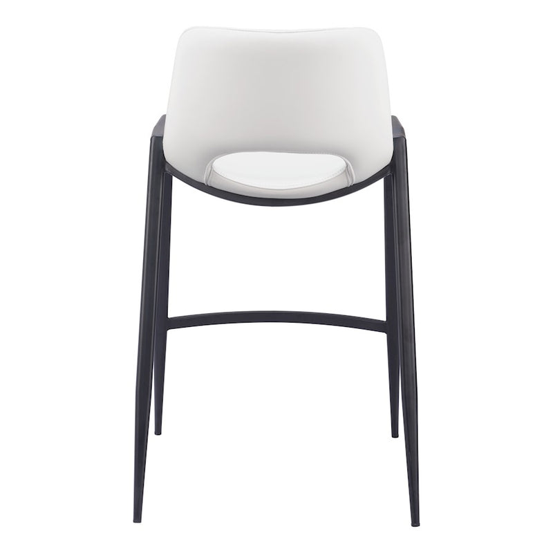 Zuo Modern Desi Counter Stool Set of 2, White