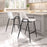 Zuo Modern Desi Counter Stool Set of 2, White