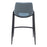 Zuo Modern Desi Counter Stool Set of 2, Azure Gray