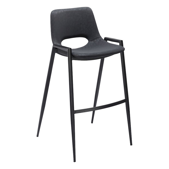 Zuo Modern Desi BarStool Set of 2, Black