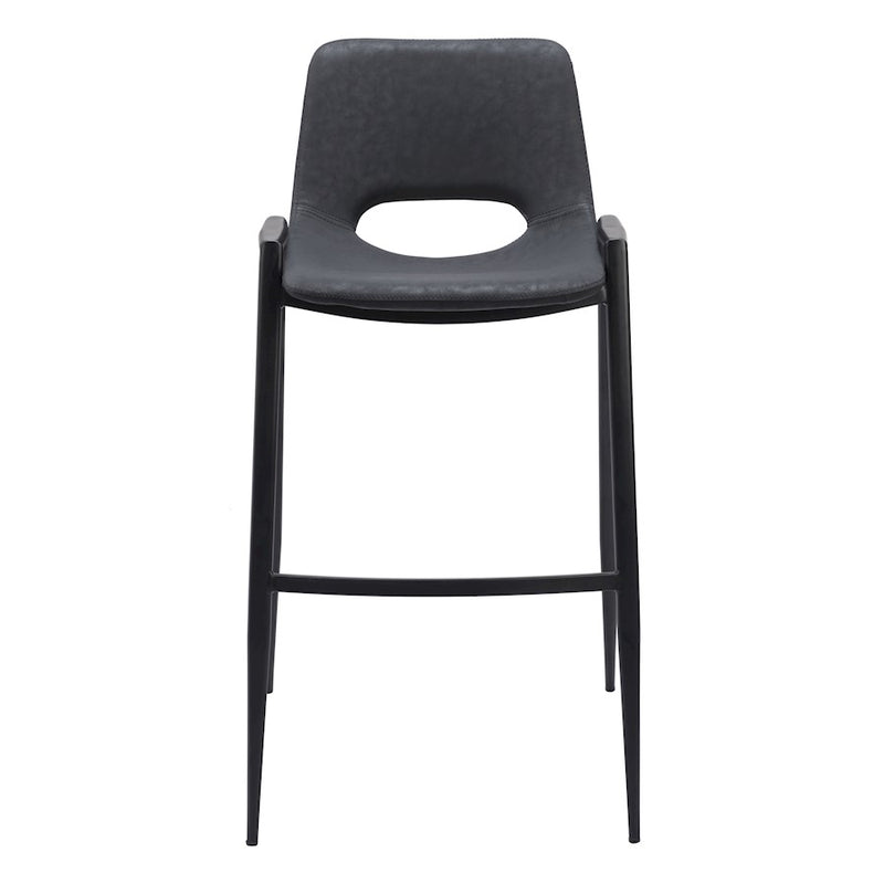 Zuo Modern Desi BarStool Set of 2, Black
