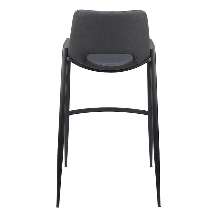 Zuo Modern Desi BarStool Set of 2, Black