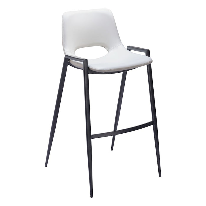 Zuo Modern Desi BarStool Set of 2, White
