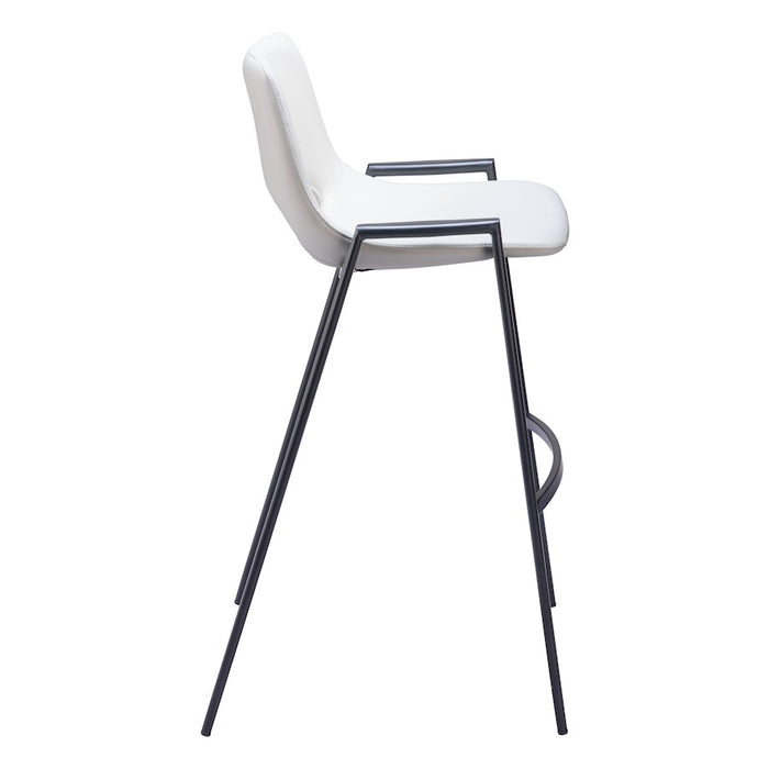 Zuo Modern Desi BarStool Set of 2, White