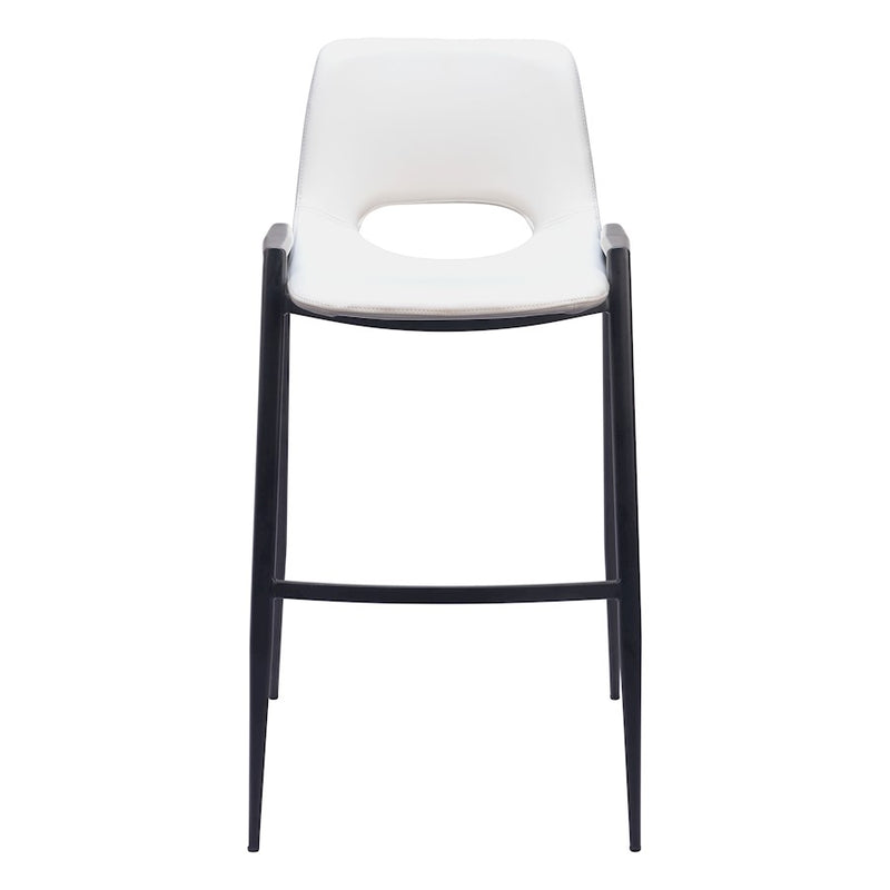 Zuo Modern Desi BarStool Set of 2, White