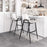 Zuo Modern Desi BarStool Set of 2, White