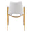 Zuo Modern Desi Dining Chair Set of 2, White/Gold