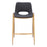 Zuo Modern Desi Counter Stool Set of 2, Black/Gold