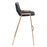 Zuo Modern Desi BarStool Set of 2, Black/Gold