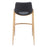 Zuo Modern Desi BarStool Set of 2, Black/Gold