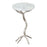 Zuo Modern Joel Side Table, White/Silver