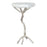Zuo Modern Joel Side Table, White/Silver