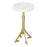 Zuo Modern Maurice Side Table, White/Gold
