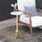 Zuo Modern Maurice Side Table, White/Gold
