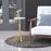 Zuo Modern Maurice Side Table, White/Gold