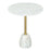 Zuo Modern Cynthia Side Table, White/Gold
