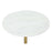 Zuo Modern Cynthia Side Table, White/Gold