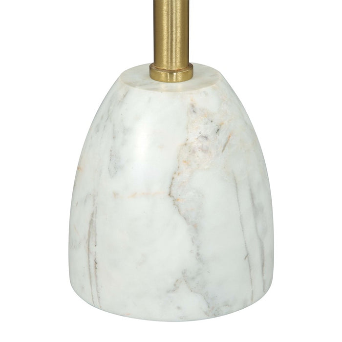 Zuo Modern Cynthia Side Table, White/Gold