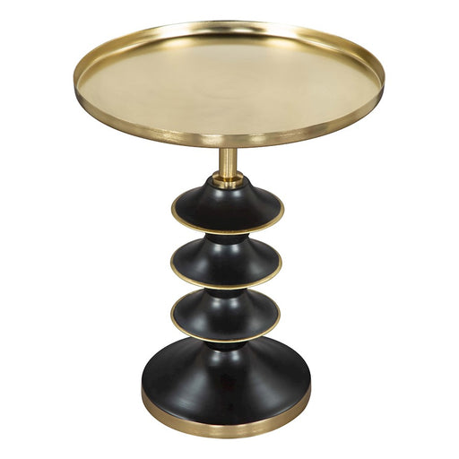 Zuo Modern Donahue Side Table, Gold/Black - 109564