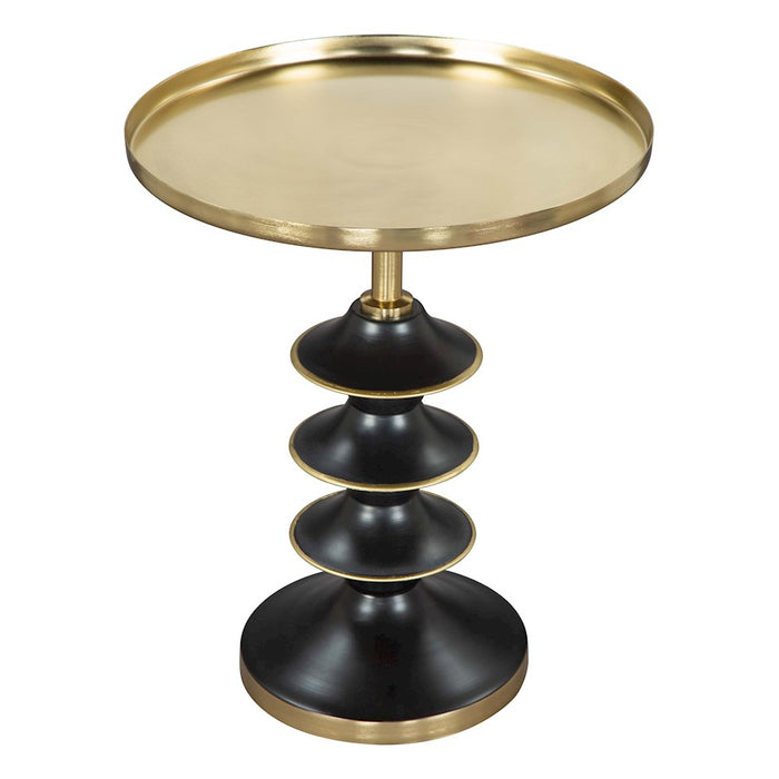 Zuo Modern Donahue Side Table, Gold/Black - 109564
