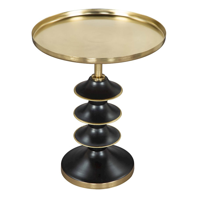 Zuo Modern Donahue Side Table, Gold/Black