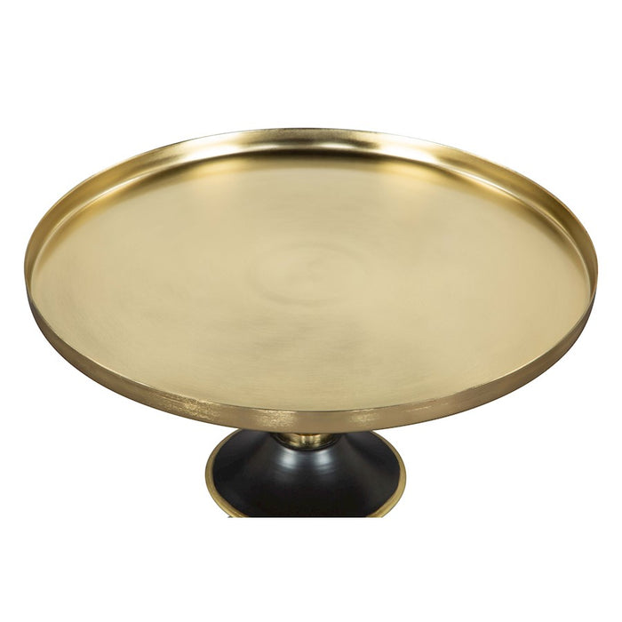 Zuo Modern Donahue Side Table, Gold/Black