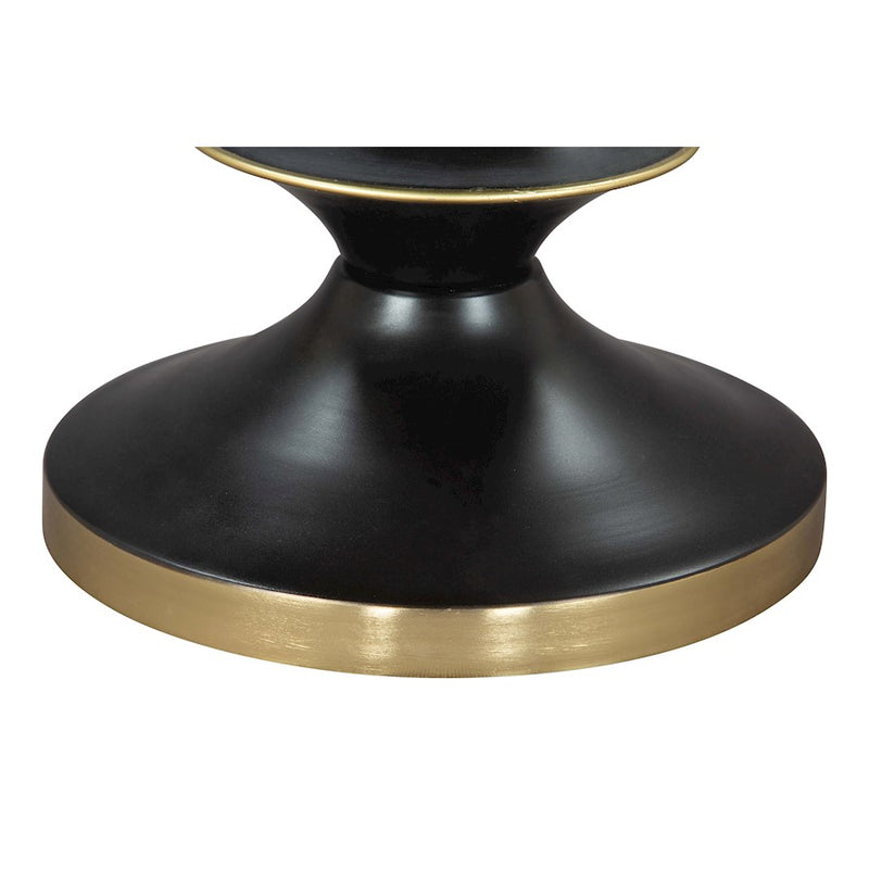 Zuo Modern Donahue Side Table, Gold/Black
