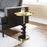 Zuo Modern Donahue Side Table, Gold/Black