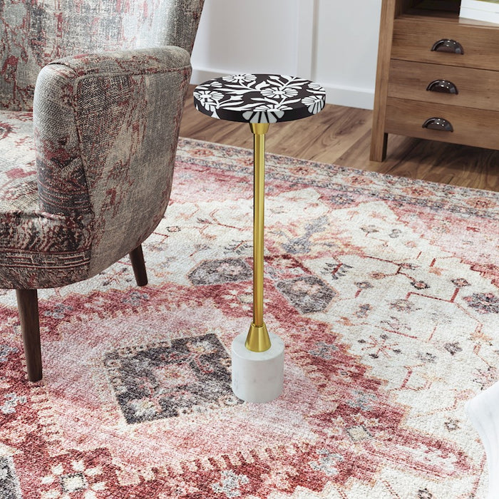 Zuo Modern Lizza Side Table, Multicolor