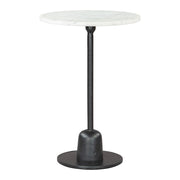 Zuo Modern Whammy Side Table, White/Black - 109567