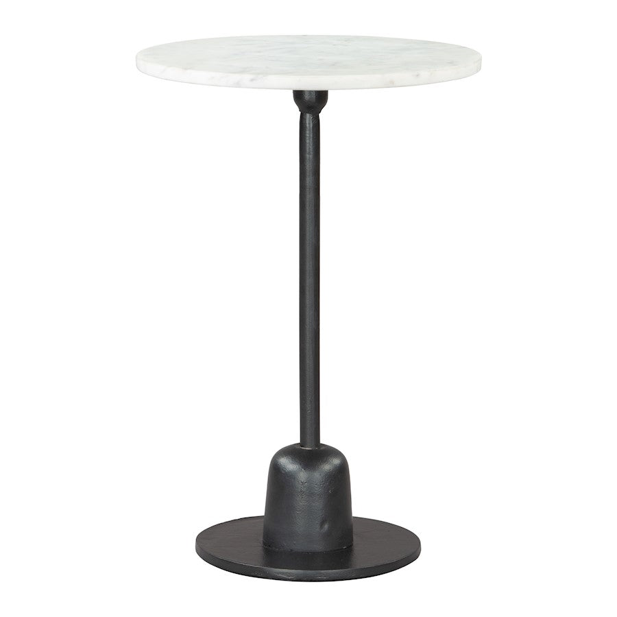 Zuo Modern Whammy Side Table, White/Black - 109567