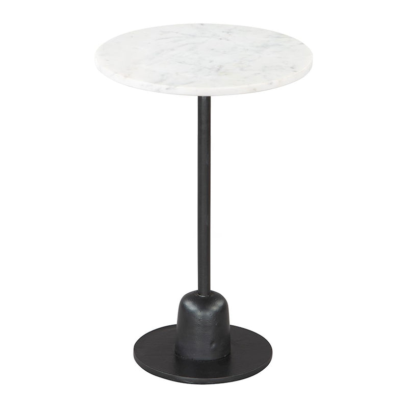 Zuo Modern Whammy Side Table, White/Black