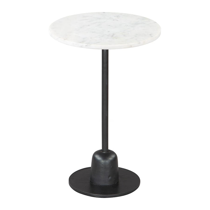 Zuo Modern Whammy Side Table, White/Black