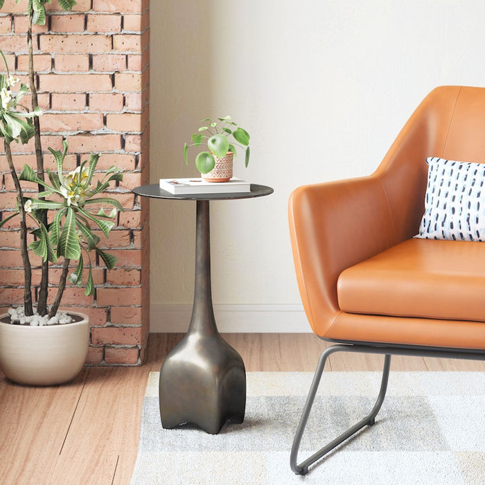 Zuo Modern Lexi Side Table, Charcoal