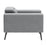 Zuo Modern Milan Armchair, Dark Gray