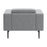 Zuo Modern Milan Armchair, Dark Gray
