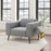 Zuo Modern Milan Armchair, Dark Gray