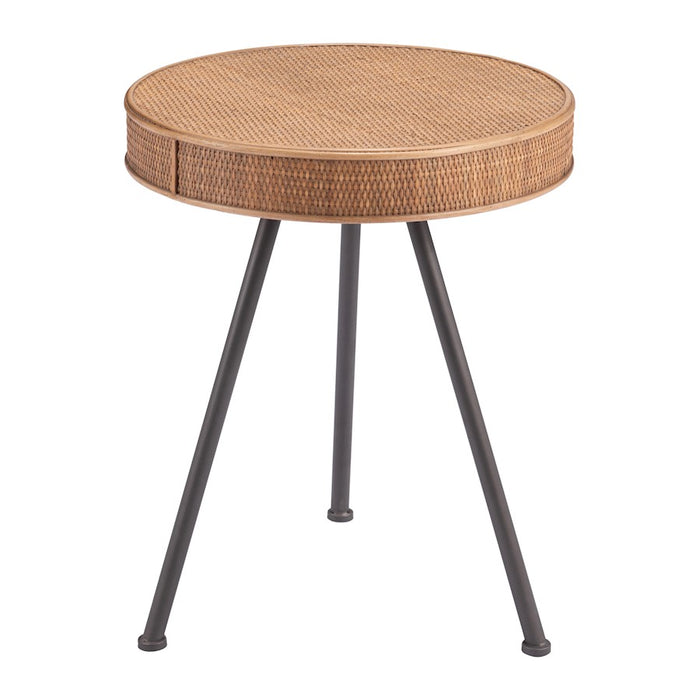 Zuo Modern Stuart Side Table, Natural