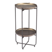 Zuo Modern Bronson Accent Table, Bronze - 109597