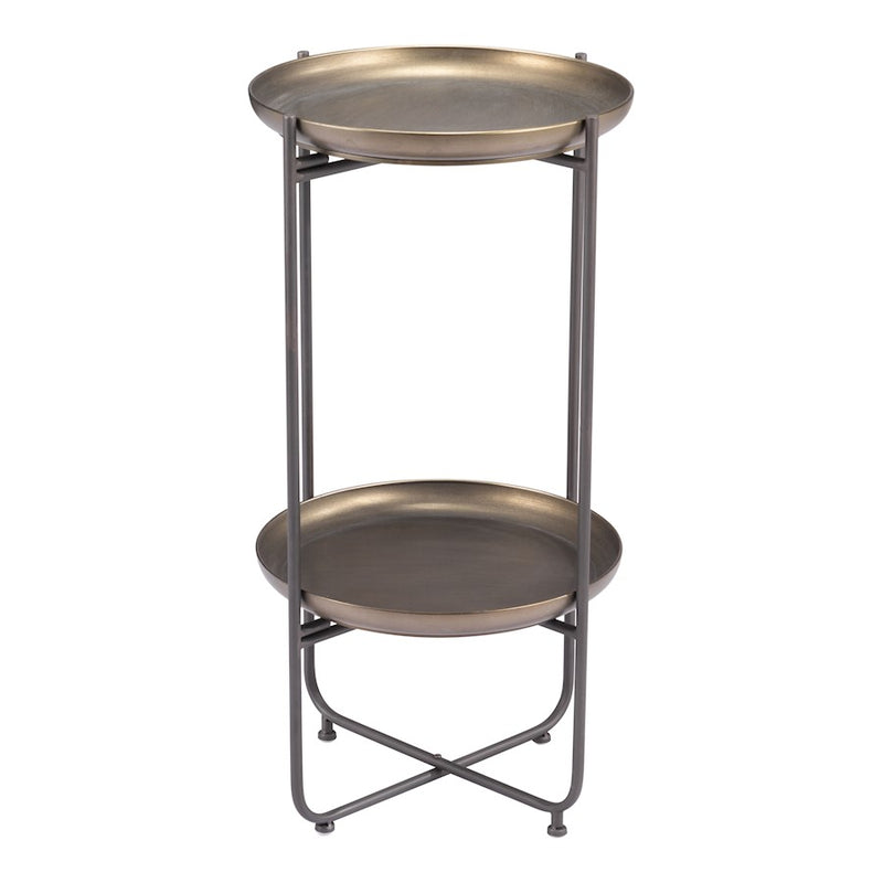 Zuo Modern Bronson Accent Table, Bronze