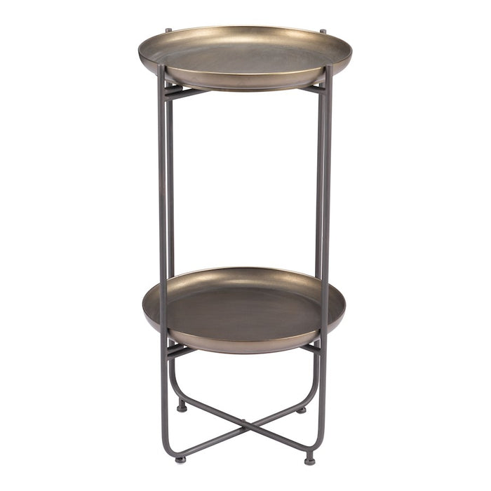 Zuo Modern Bronson Accent Table, Bronze