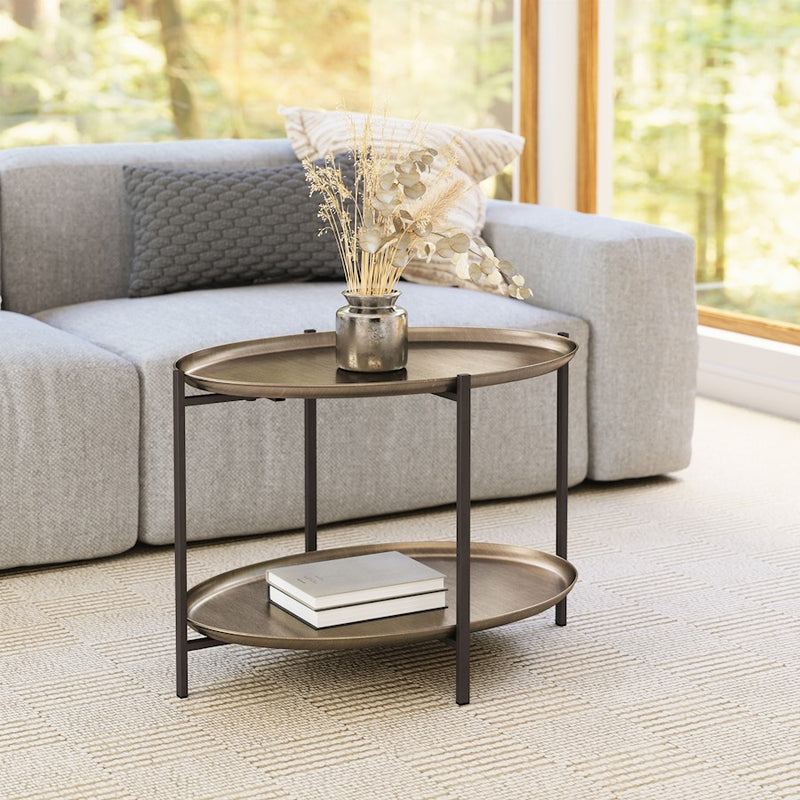 Zuo Modern Bronson Coffee Table, Bronze