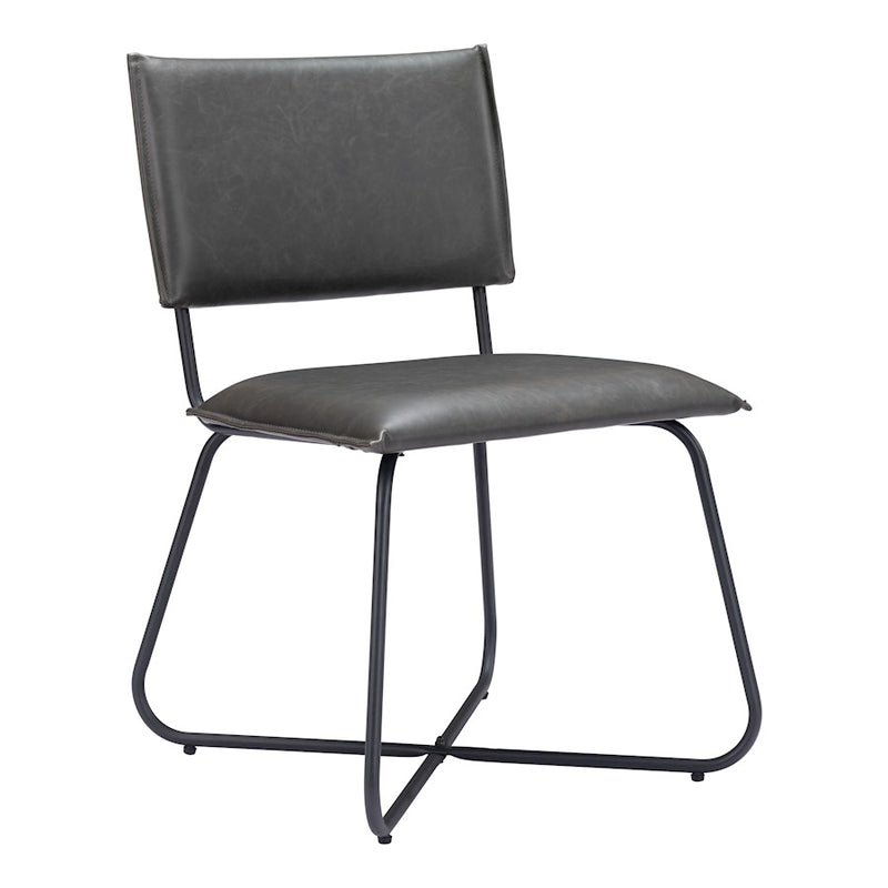 Zuo Modern Grantham Dining Chair Set of 2, Vintage Gray - 109601